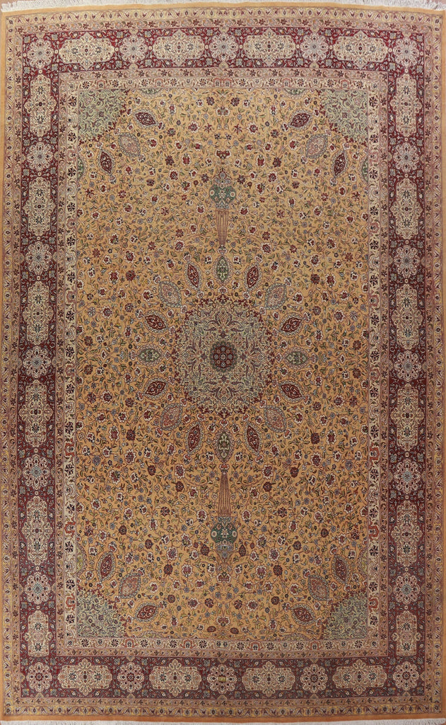 Vegetable Dye Large Tabriz Persian Rug 11x16