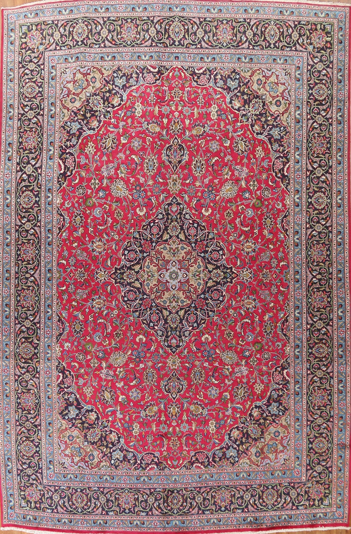 Traditional Kashmar Persian Area Rug 10x13