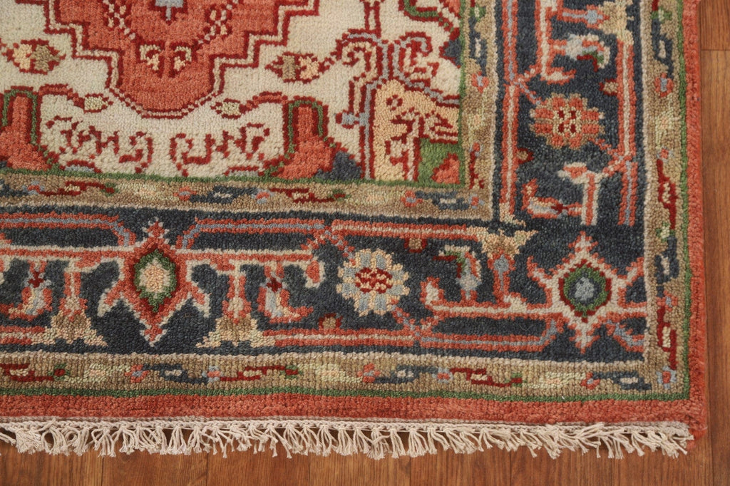 Handmade Wool Heriz Oriental Area Rug 3x5