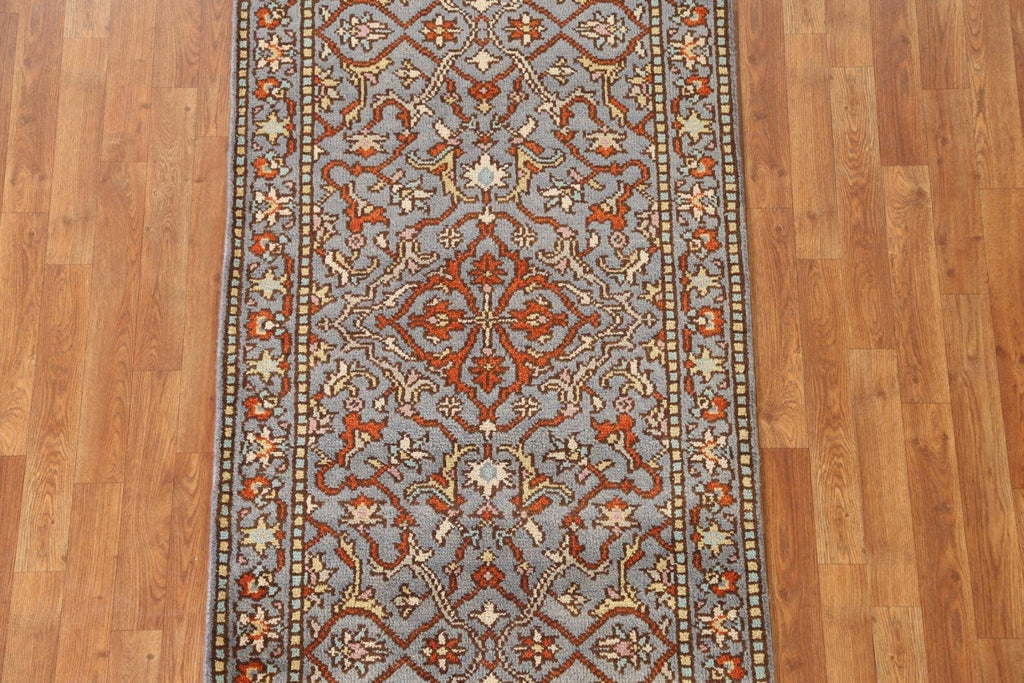 All-Over Wool Heriz Oriental Area Rug 3x5