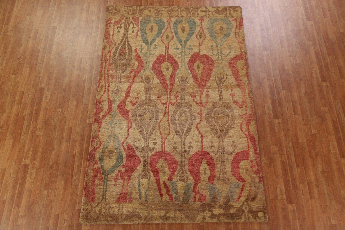 Abstract Oriental Area Rug 6x10