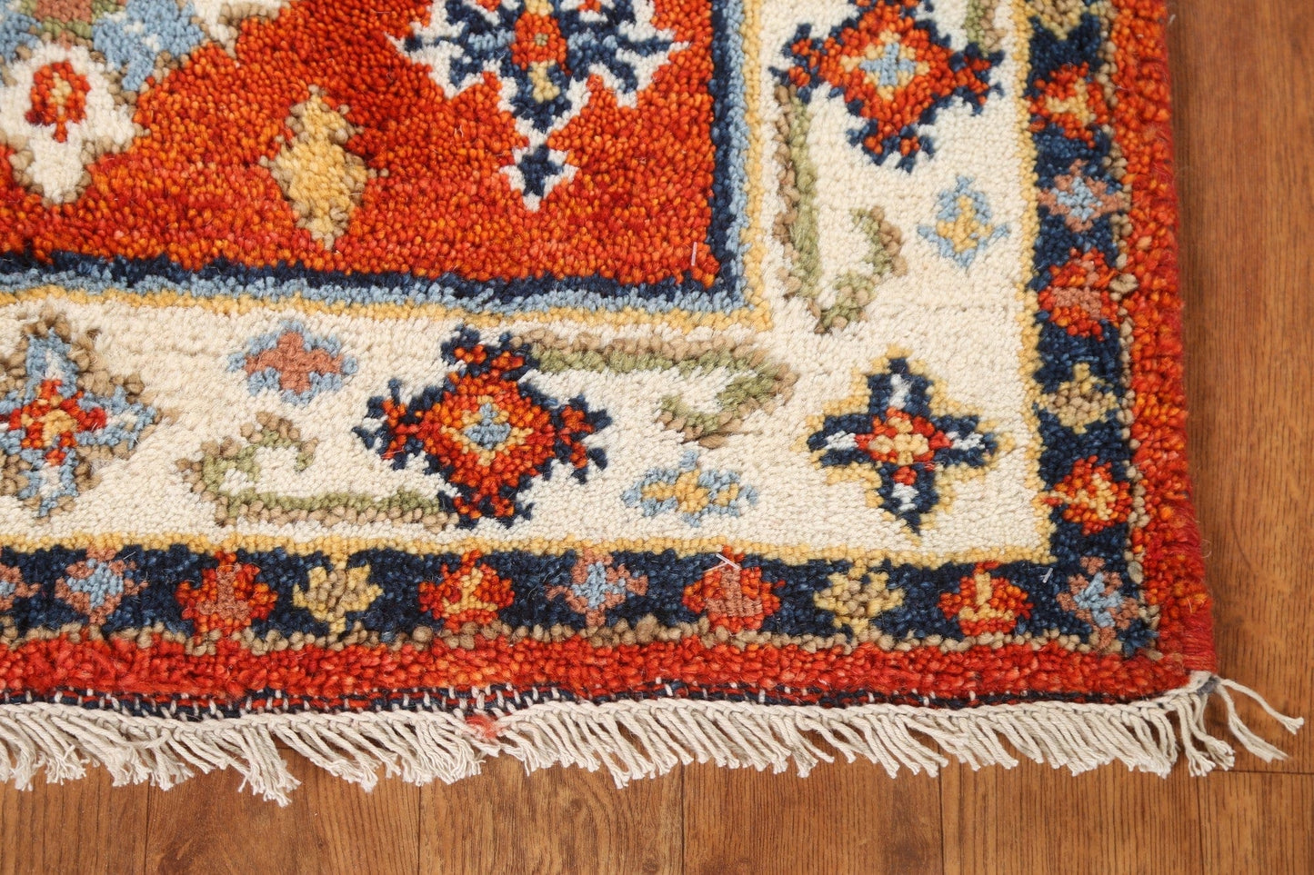 Wool Kazak Oriental Runner Rug 2x5