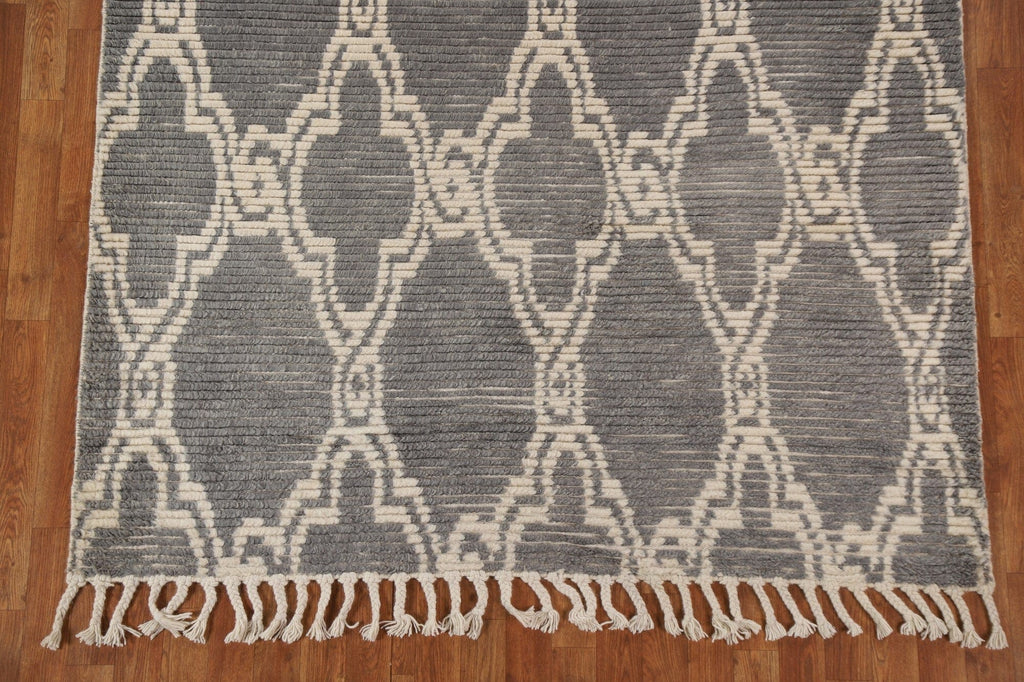 Trellis Wool Moroccan Oriental Area Rug 6x8