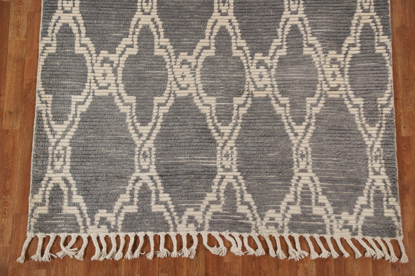 Trellis Wool Moroccan Oriental Area Rug 6x8