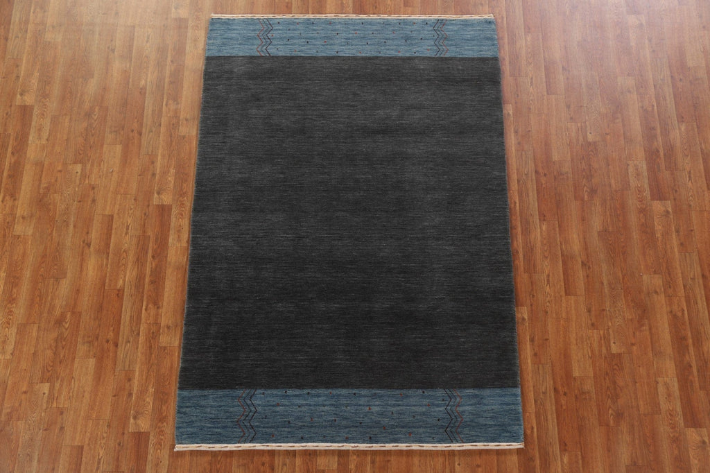 Handmade Wool Gabbeh Oriental Area Rug 5x7