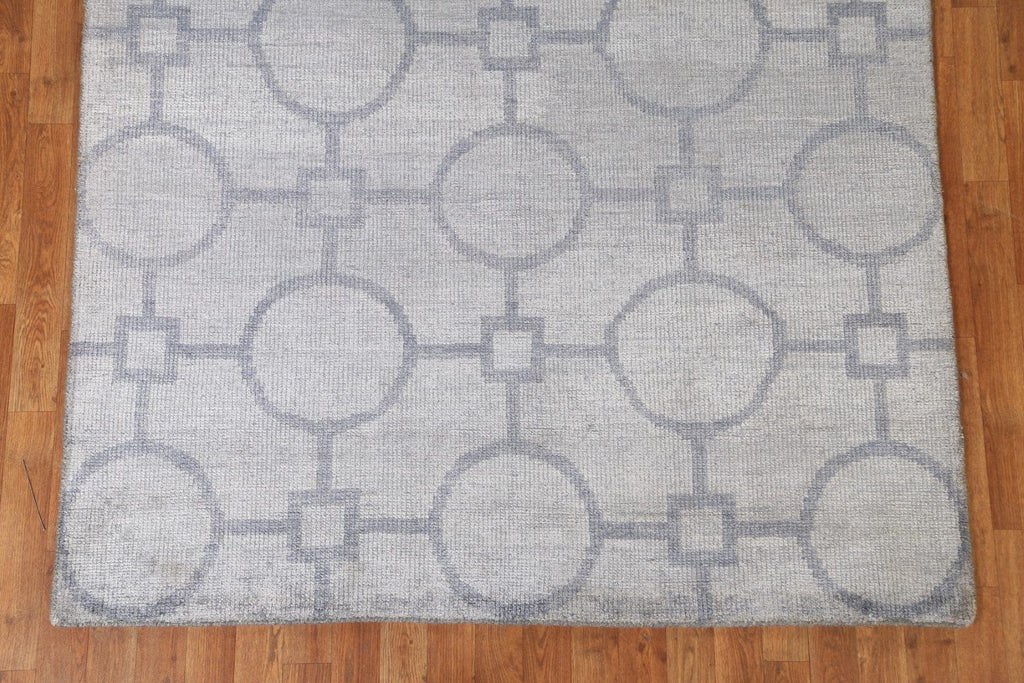 Modern Wool Abstract Area Rug 5x7