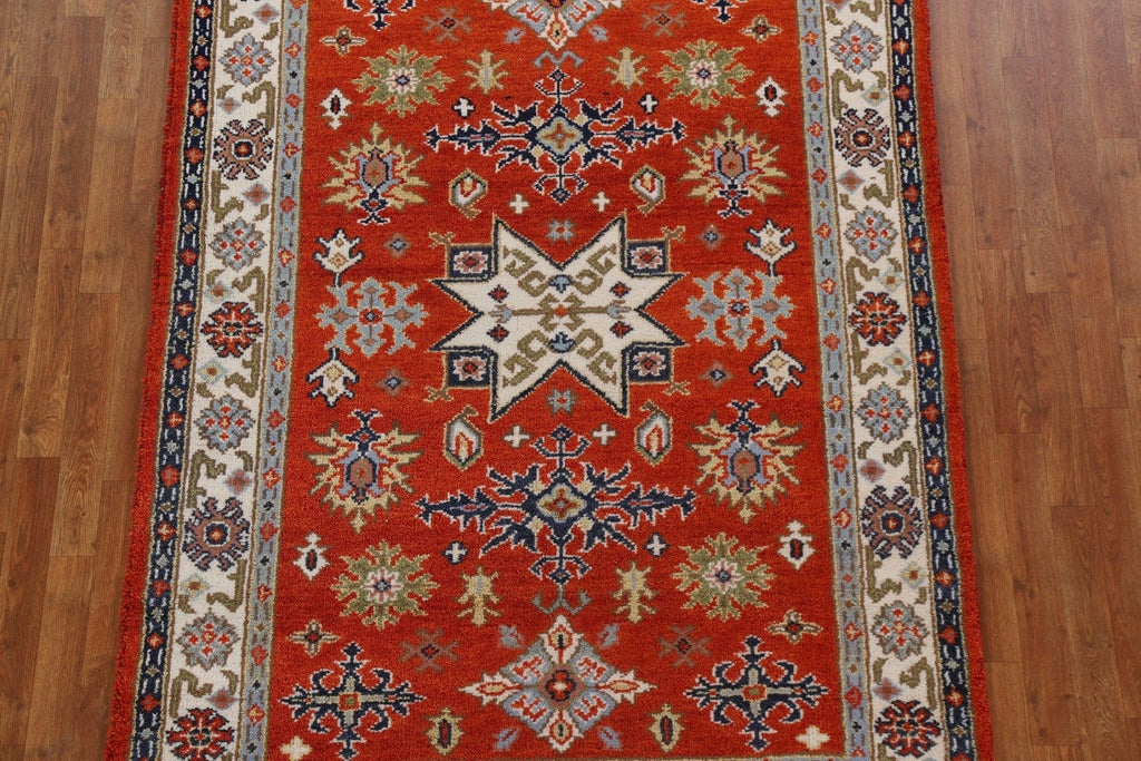 Handmade Kazak Oriental Area Rug 5x8