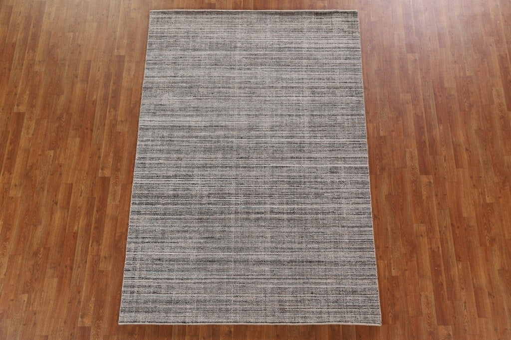 Modern Gabbeh Oriental Area Rug 5x8