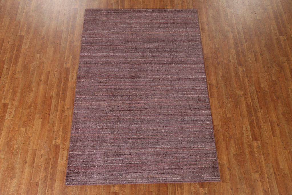 Striped Gabbeh Oriental Area Rug 5x8