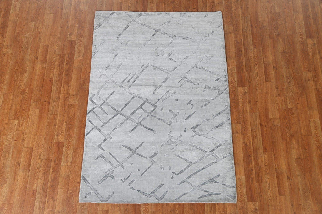 Contemporary Abstract Area Rug 4x6