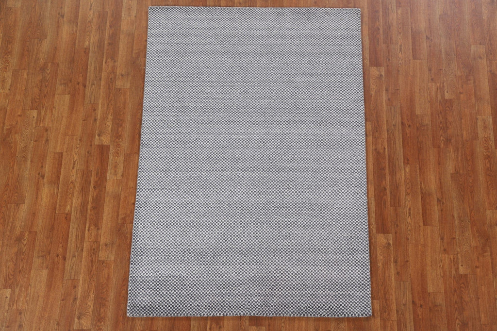 Checkered Gabbeh Oriental Area Rug 4x6