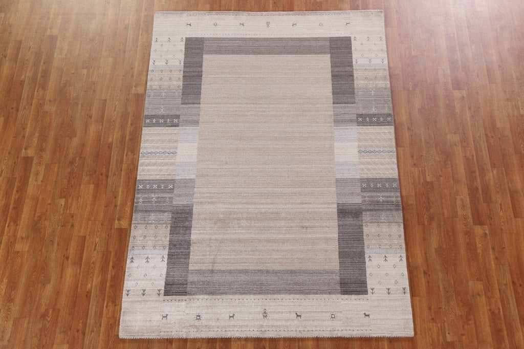 Geometric Gabbeh Oriental Area Rug 6x8