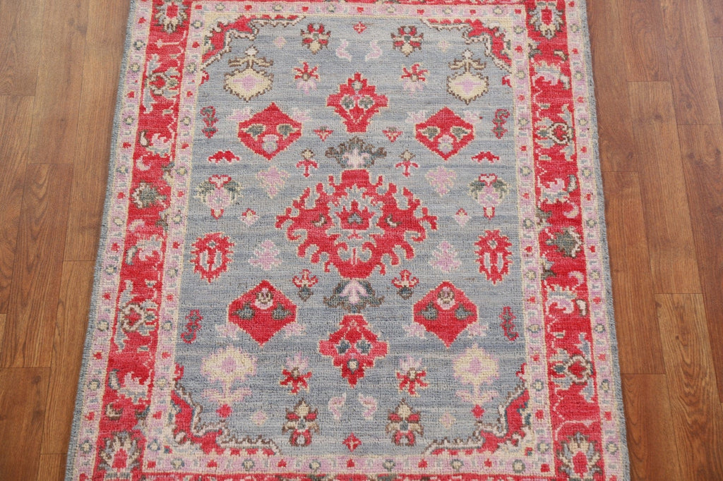 Turkish Oushak Vegetable Dye Rug 3x4