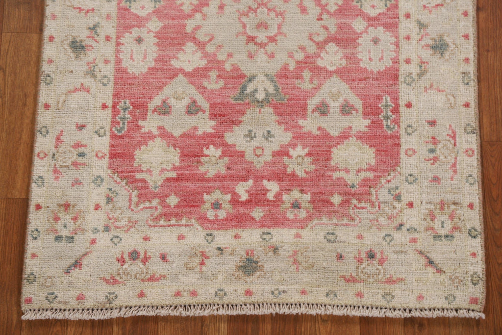 Vegetable Dye Oushak Turkish Area Rug 3x4