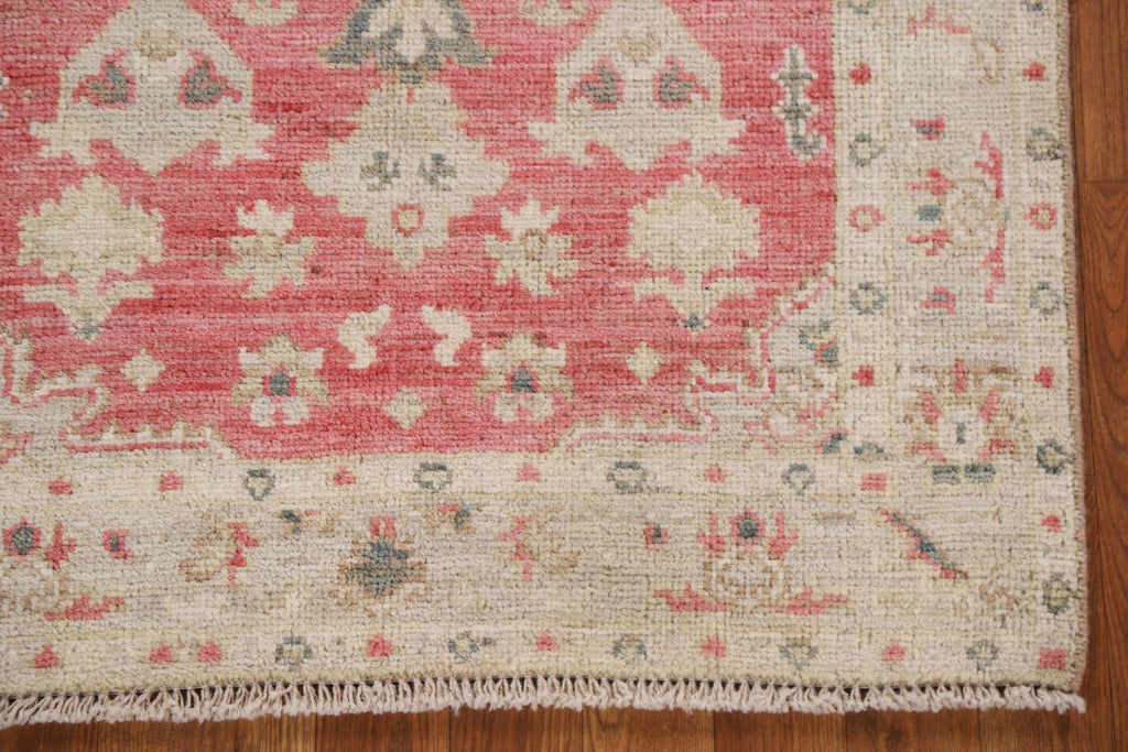 Vegetable Dye Oushak Turkish Area Rug 3x4