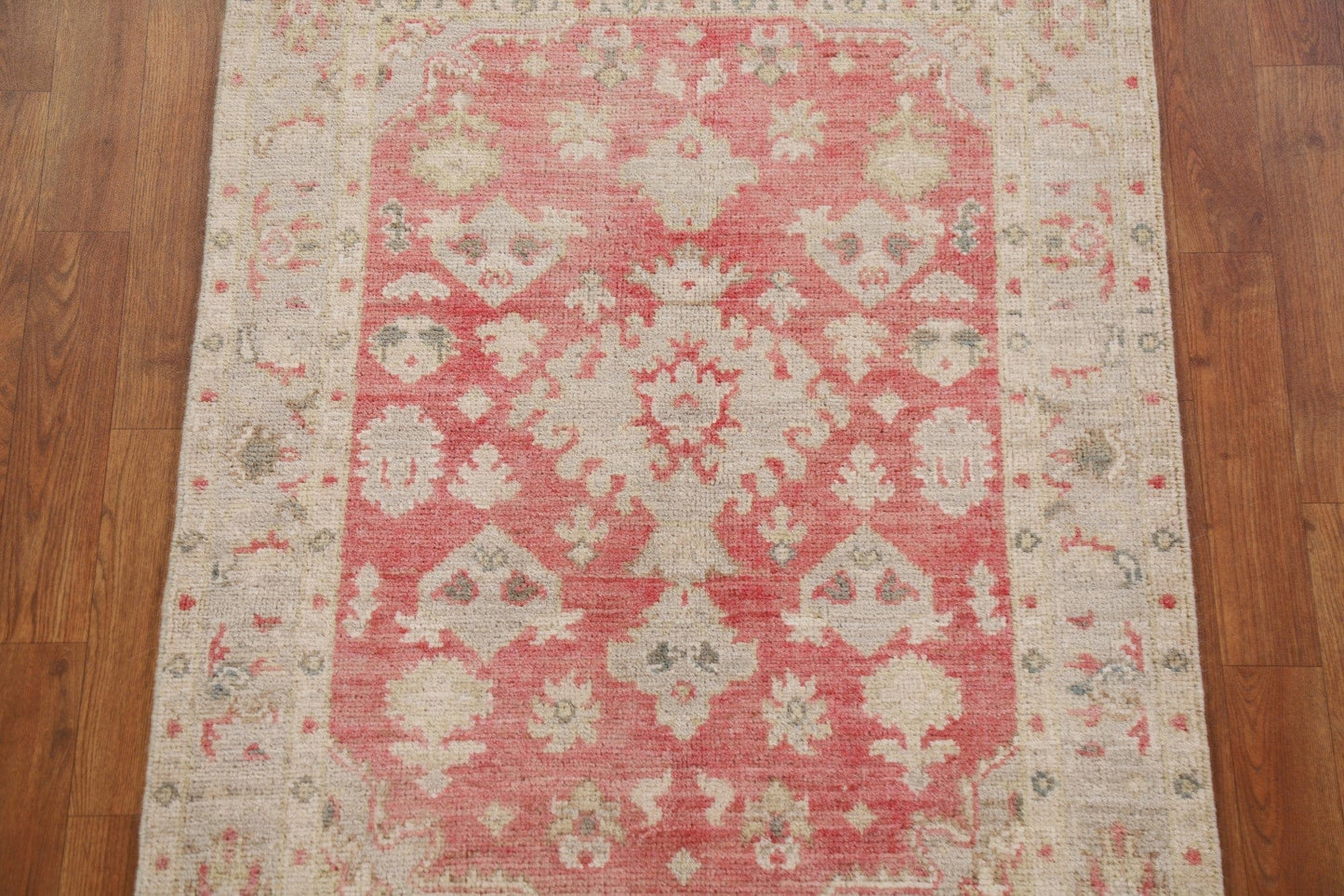 Vegetable Dye Oushak Turkish Area Rug 3x4