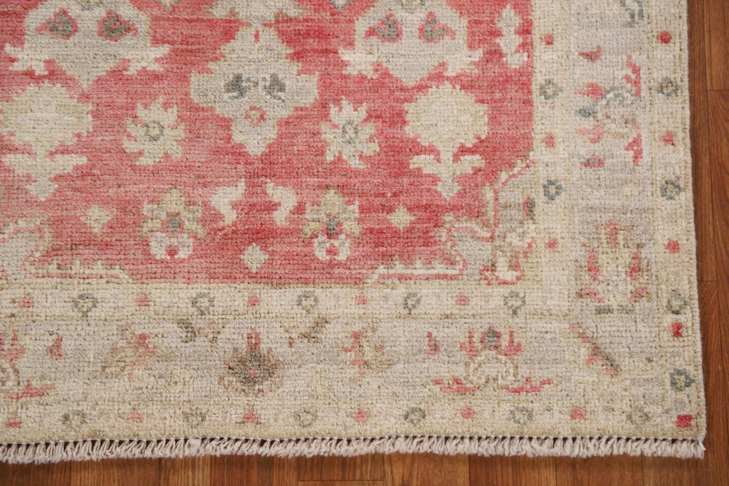 Vegetable Dye Oushak Turkish Area Rug 3x4