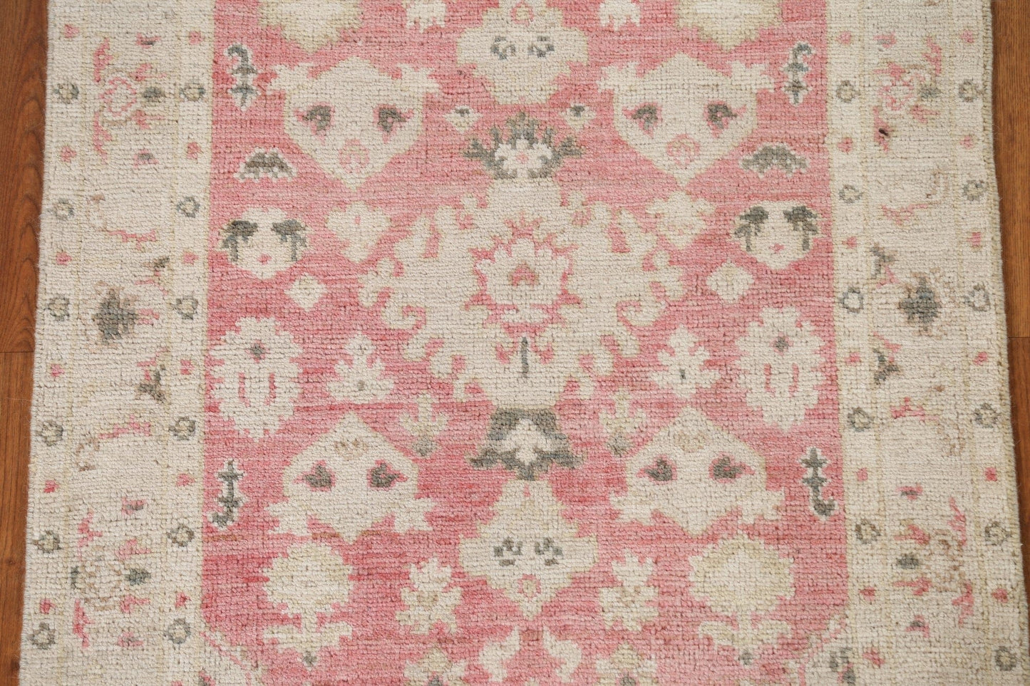 Oushak Turkish Vegetable Dye Rug 3x4