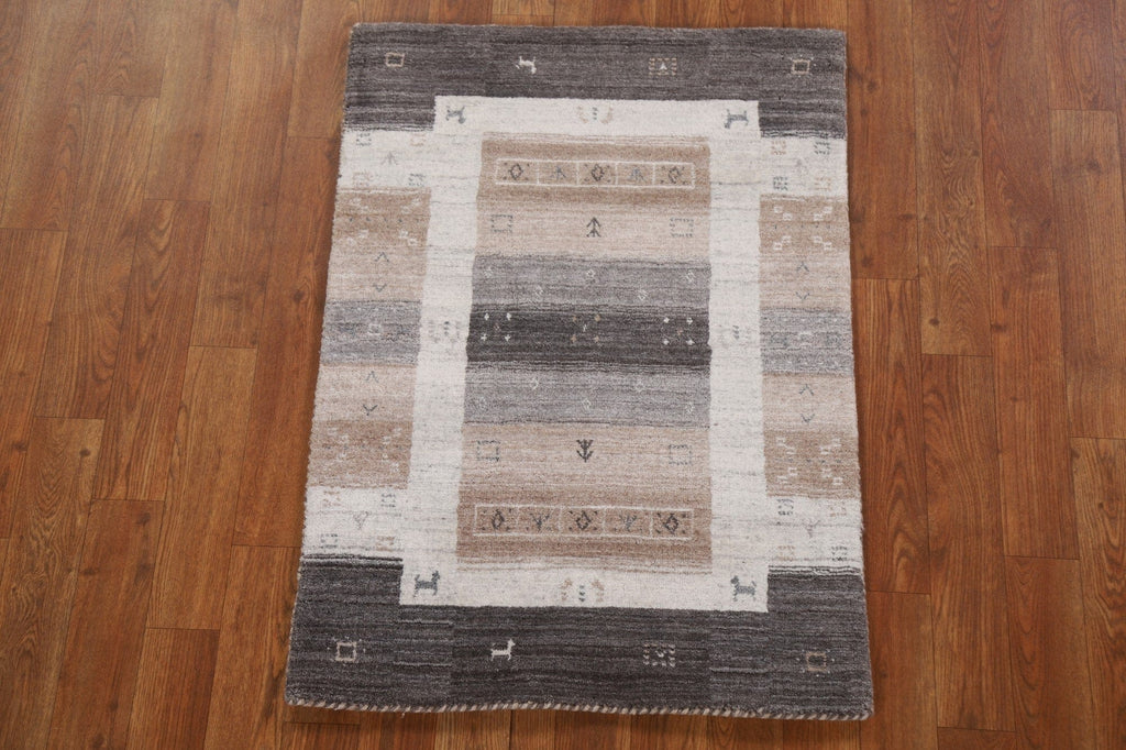 Tribal Gabbeh Area Rug 2x3