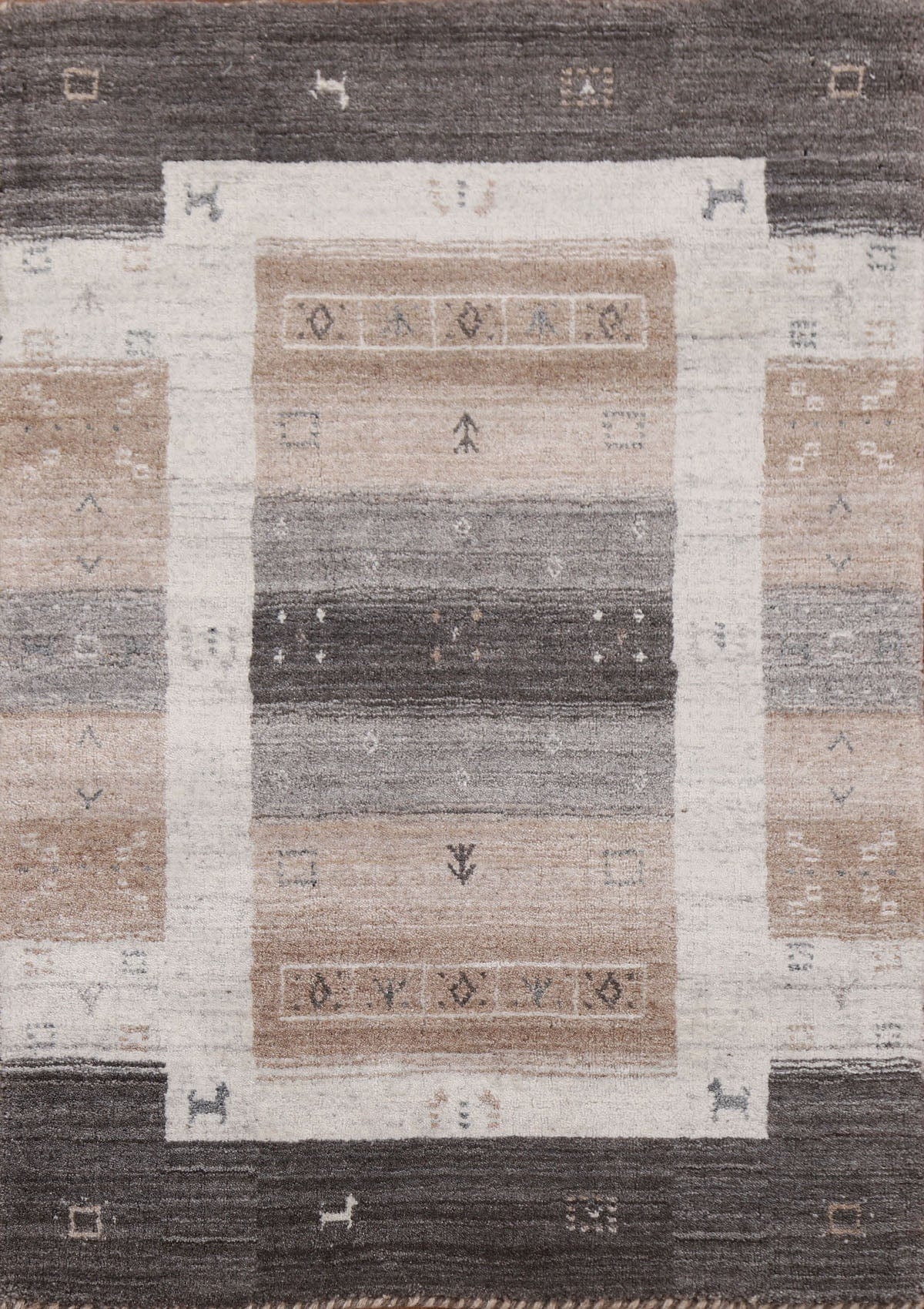 Tribal Gabbeh Area Rug 2x3