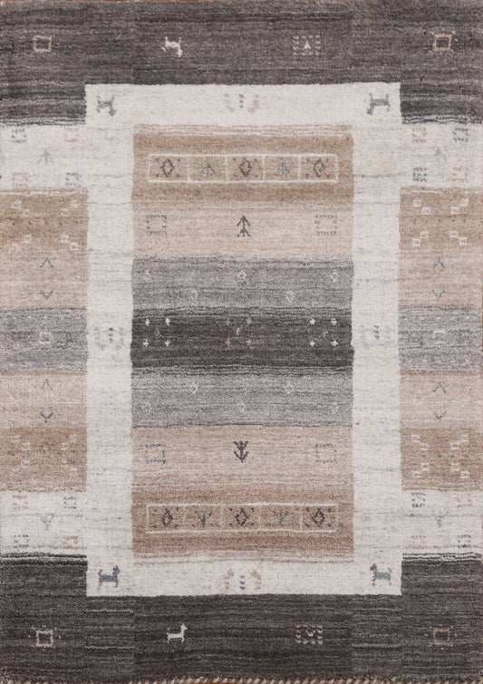 Tribal Gabbeh Area Rug 2x3