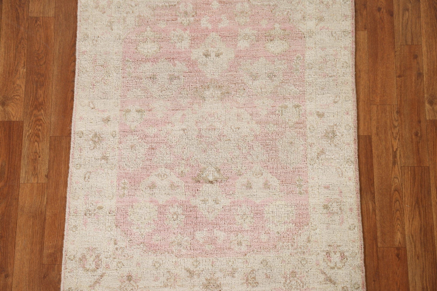 Vegetable Dye Oushak Turkish Rug 3x4