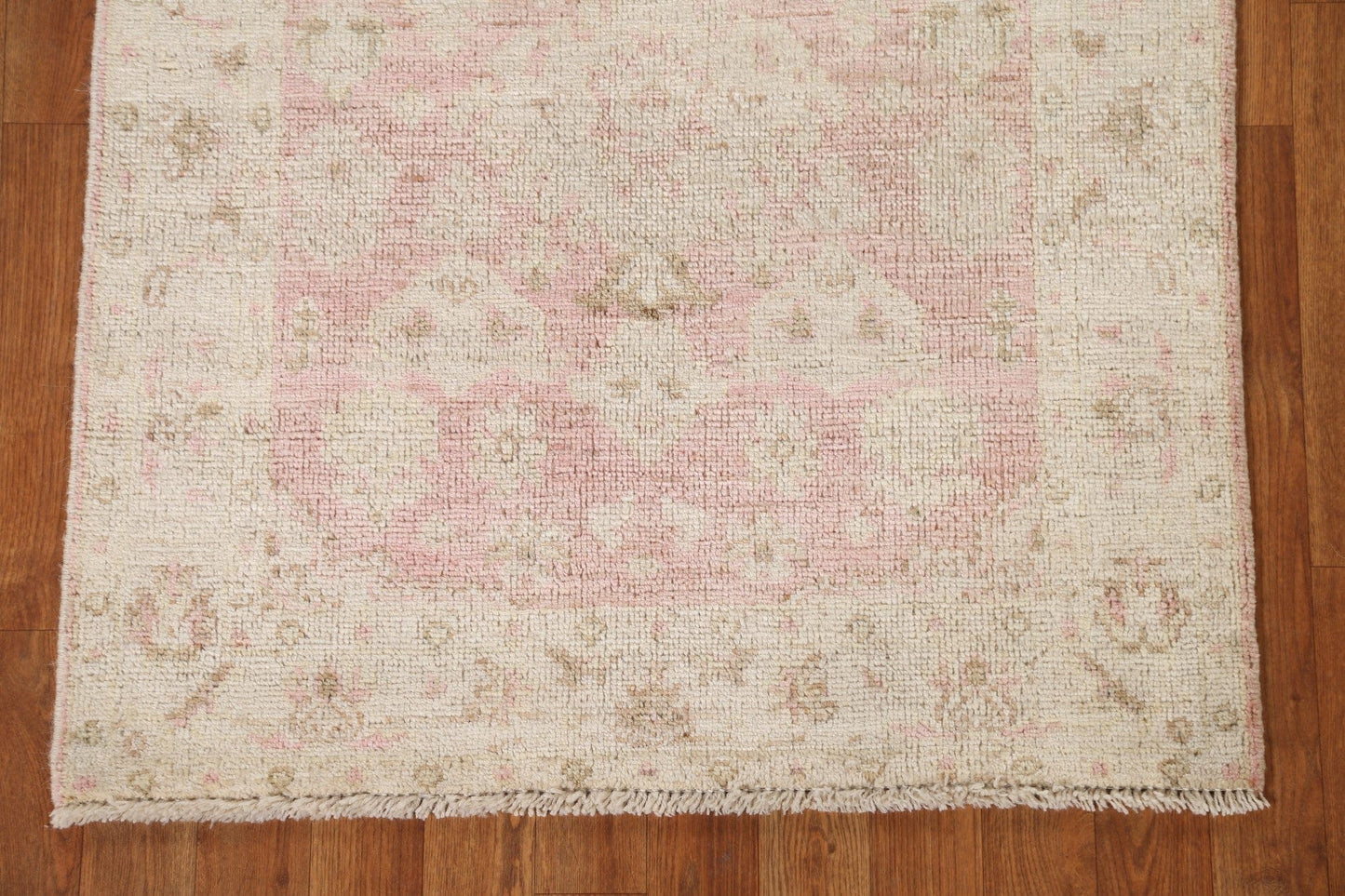 Vegetable Dye Oushak Turkish Rug 3x4