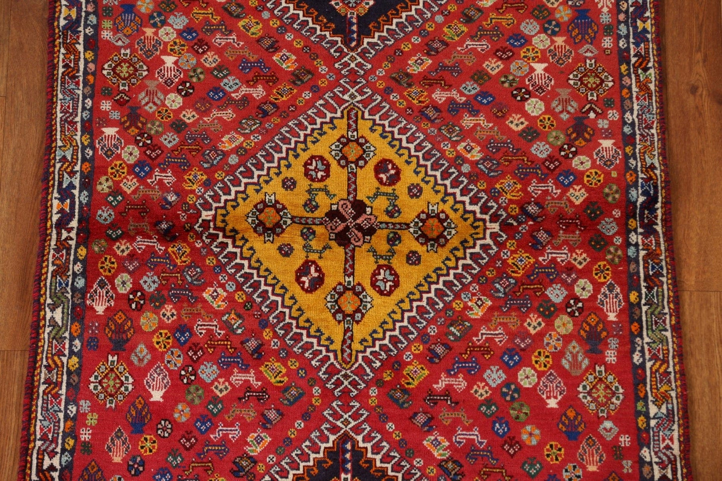 Tribal Geometric Yalameh Persian Wool Rug 3x5