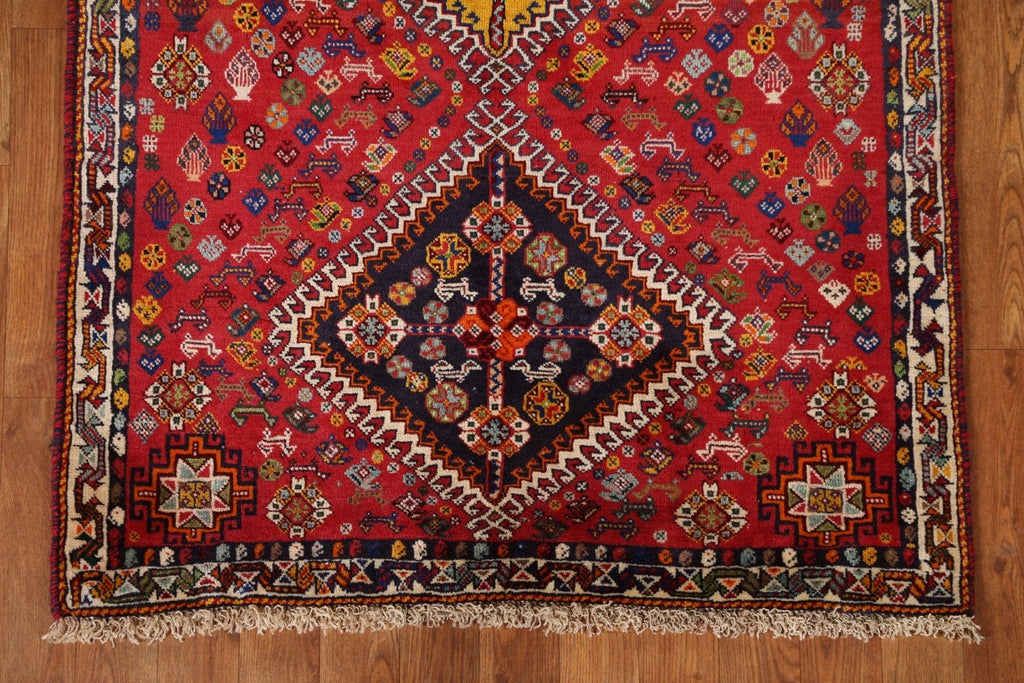 Tribal Geometric Yalameh Persian Wool Rug 3x5