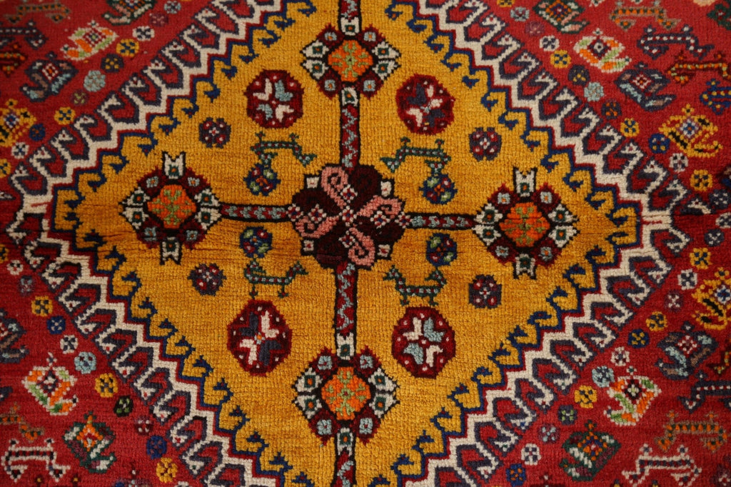 Tribal Geometric Yalameh Persian Wool Rug 3x5