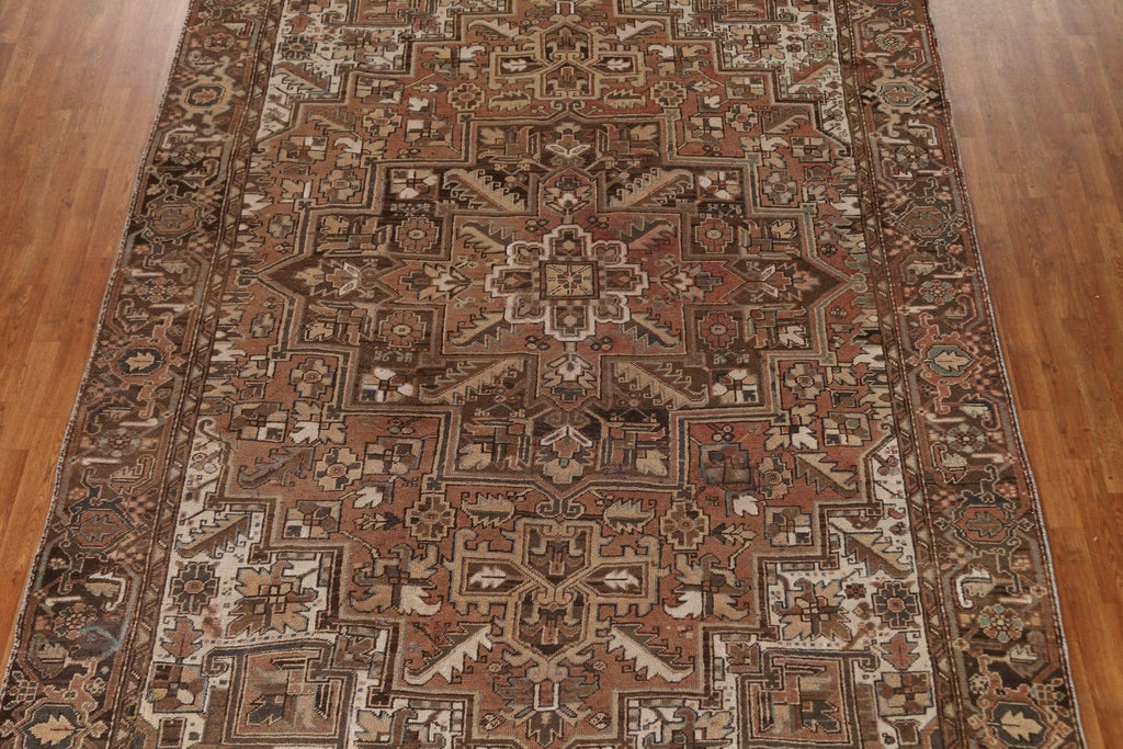 Geometric Heriz Persian Area Rug 8x11