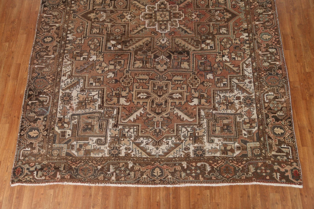 Geometric Heriz Persian Area Rug 8x11