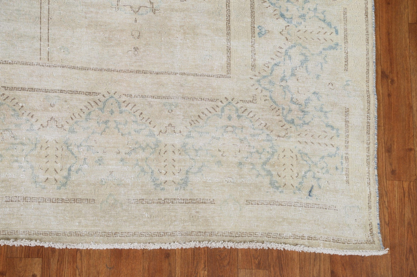 Distressed Kerman Persian Area Rug 9x12