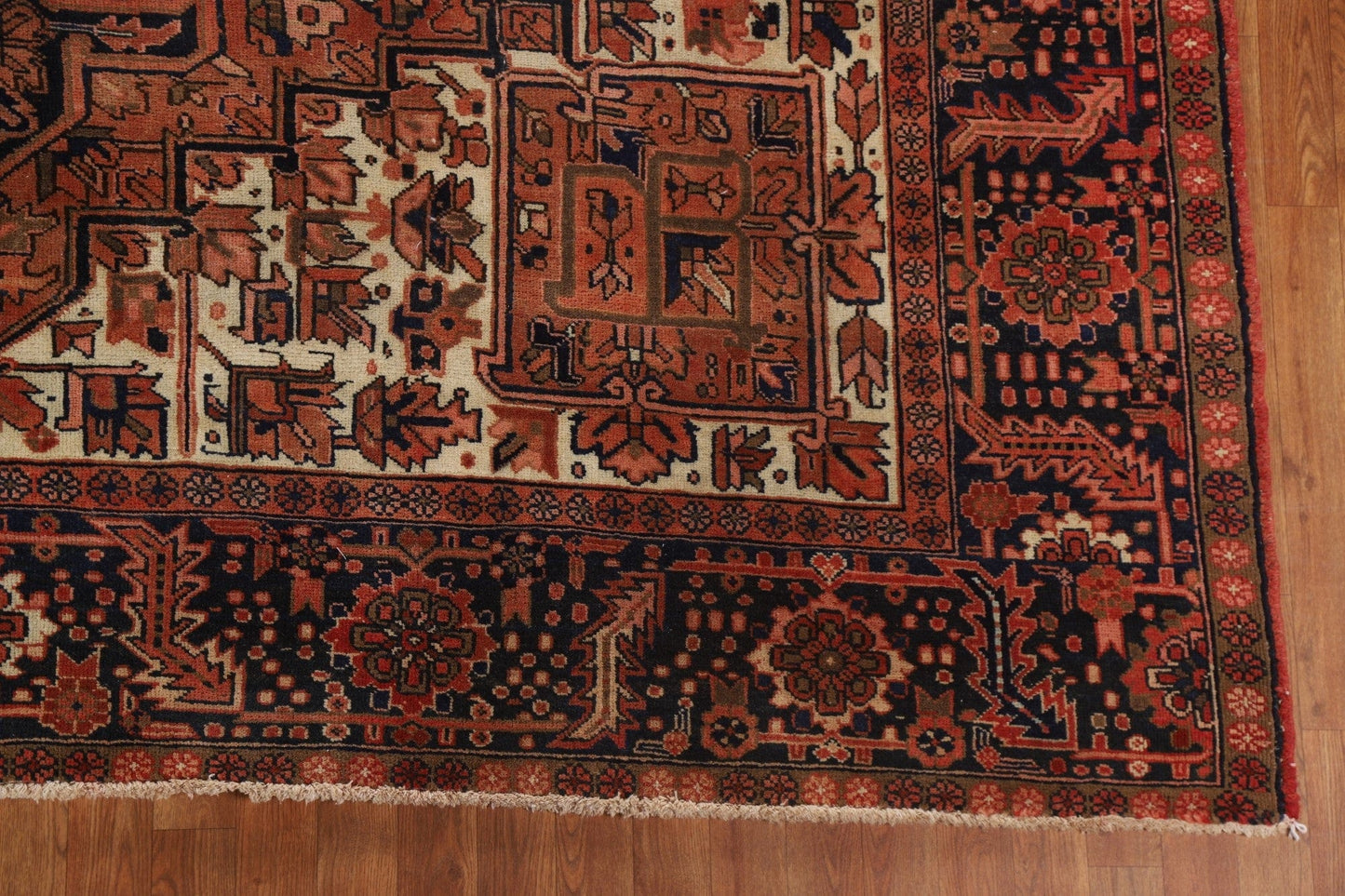 Vintage Heriz Persian Area Rug 10x13