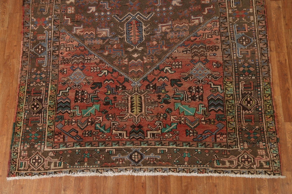 Tribal Geometric Heriz Persian Area Rug 6x11