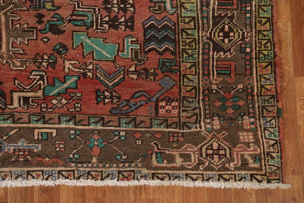 Tribal Geometric Heriz Persian Area Rug 6x11