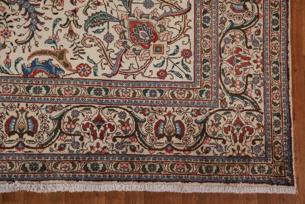 All-Over Floral Tabriz Persian Area Rug 10x13