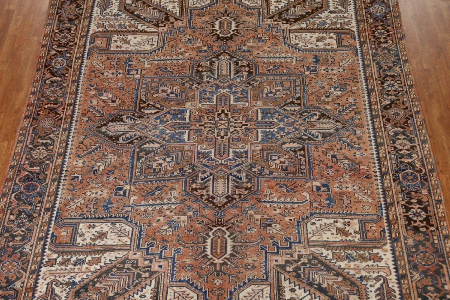 Geometric Heriz Persian Area Rug 10x12