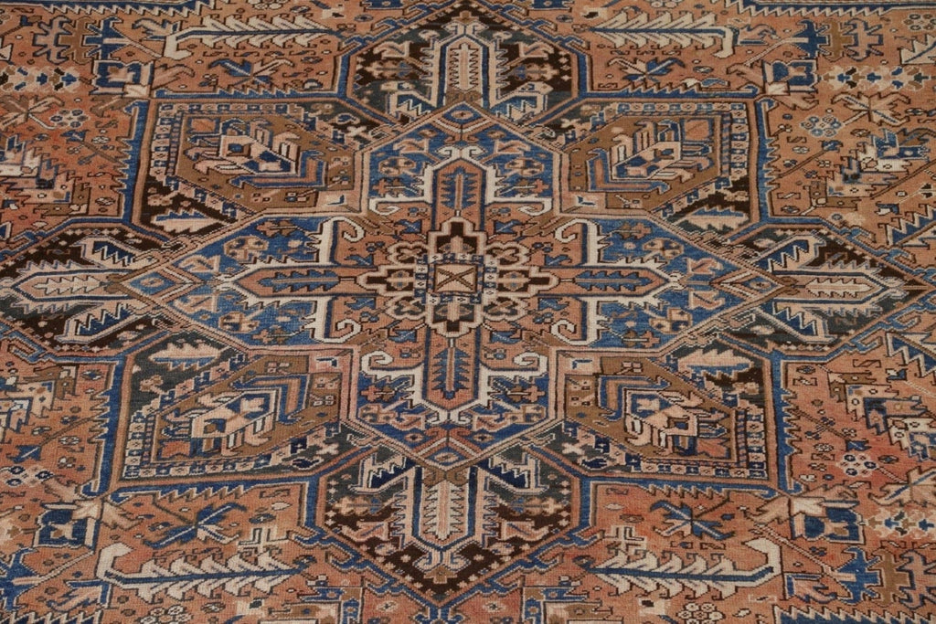 Geometric Heriz Persian Area Rug 10x12