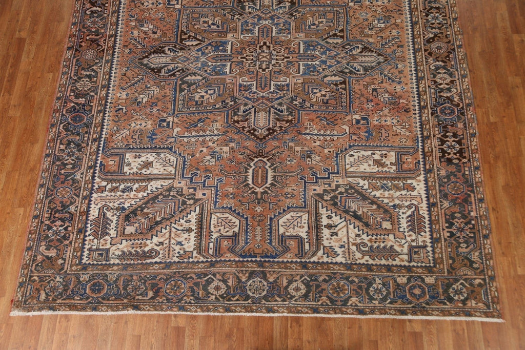 Geometric Heriz Persian Area Rug 10x12