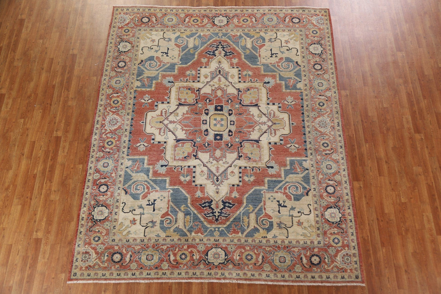 Vegetable Dye Heriz Serapi Persian Area Rug 8x10