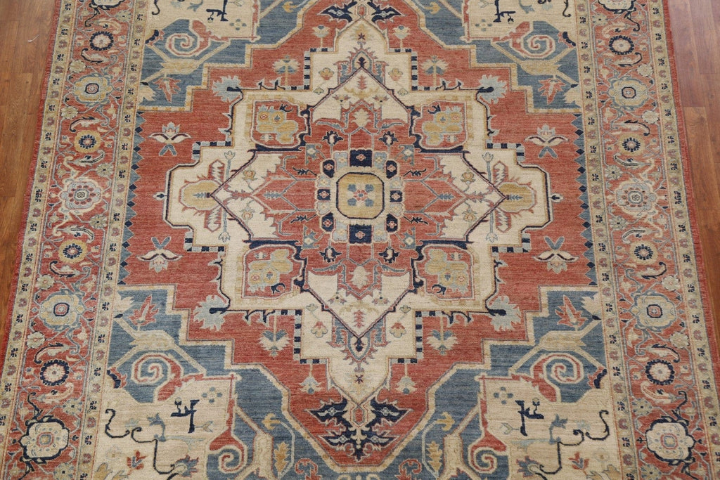 Vegetable Dye Heriz Serapi Persian Area Rug 8x10