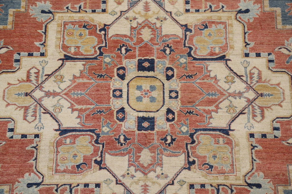 Vegetable Dye Heriz Serapi Persian Area Rug 8x10