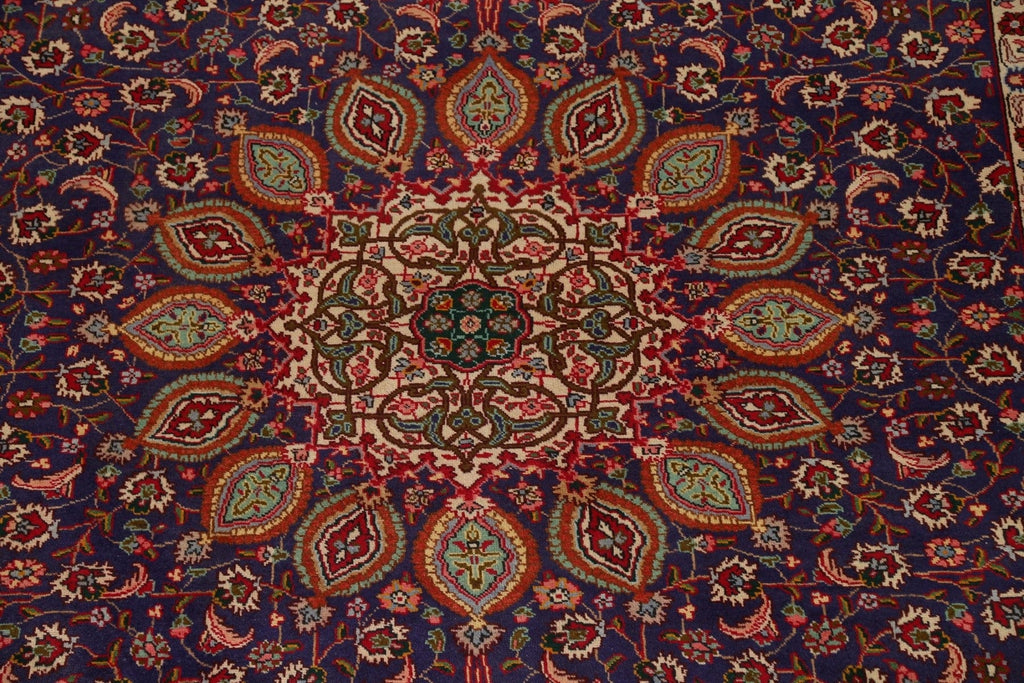 Floral Wool Tabriz Persian Area Rug 8x12