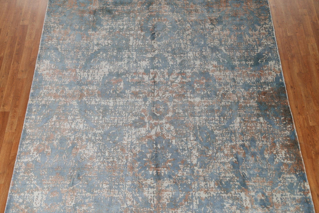 Modern Abstract Oriental Area Rug 7x10