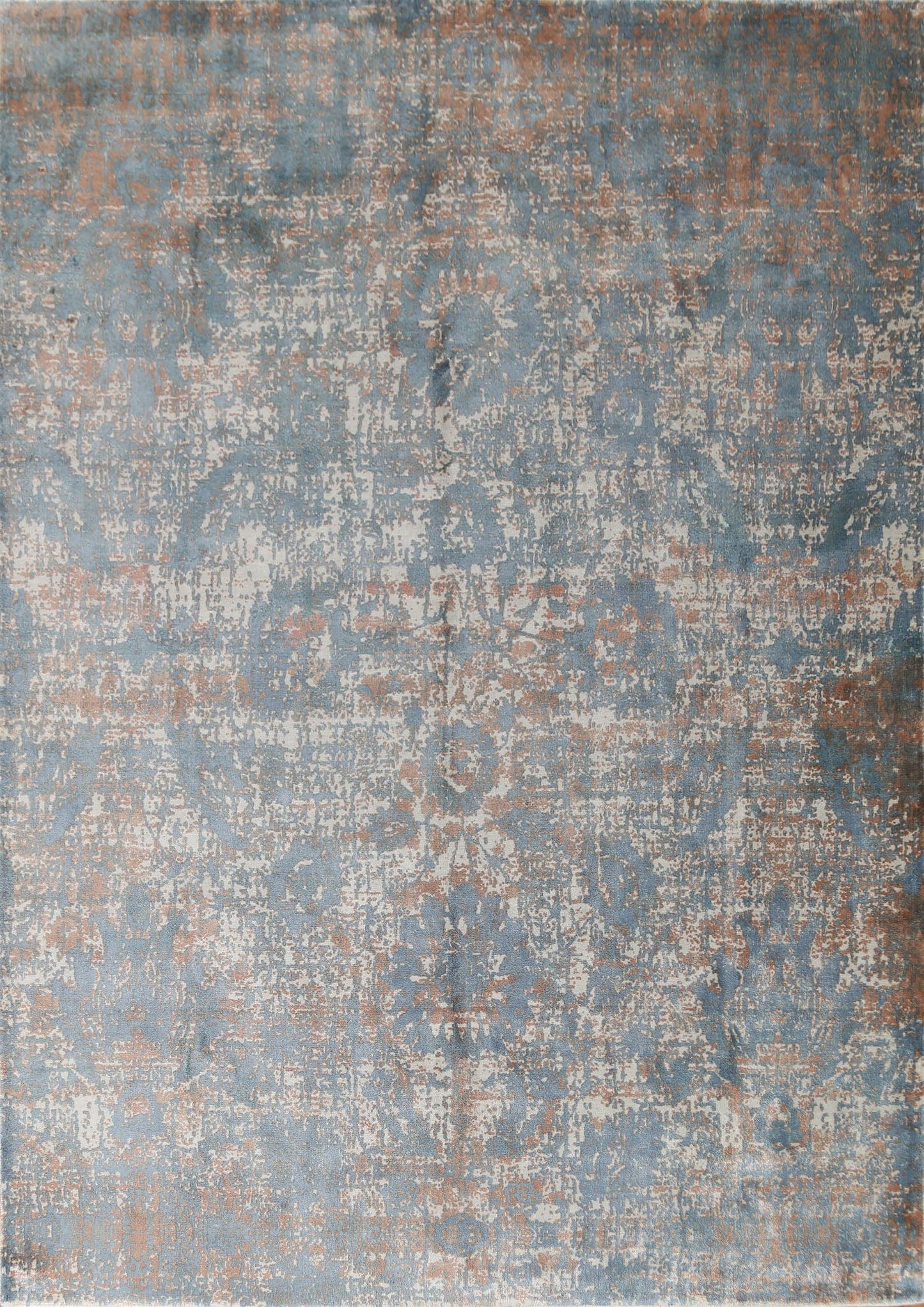 Modern Abstract Oriental Area Rug 7x10