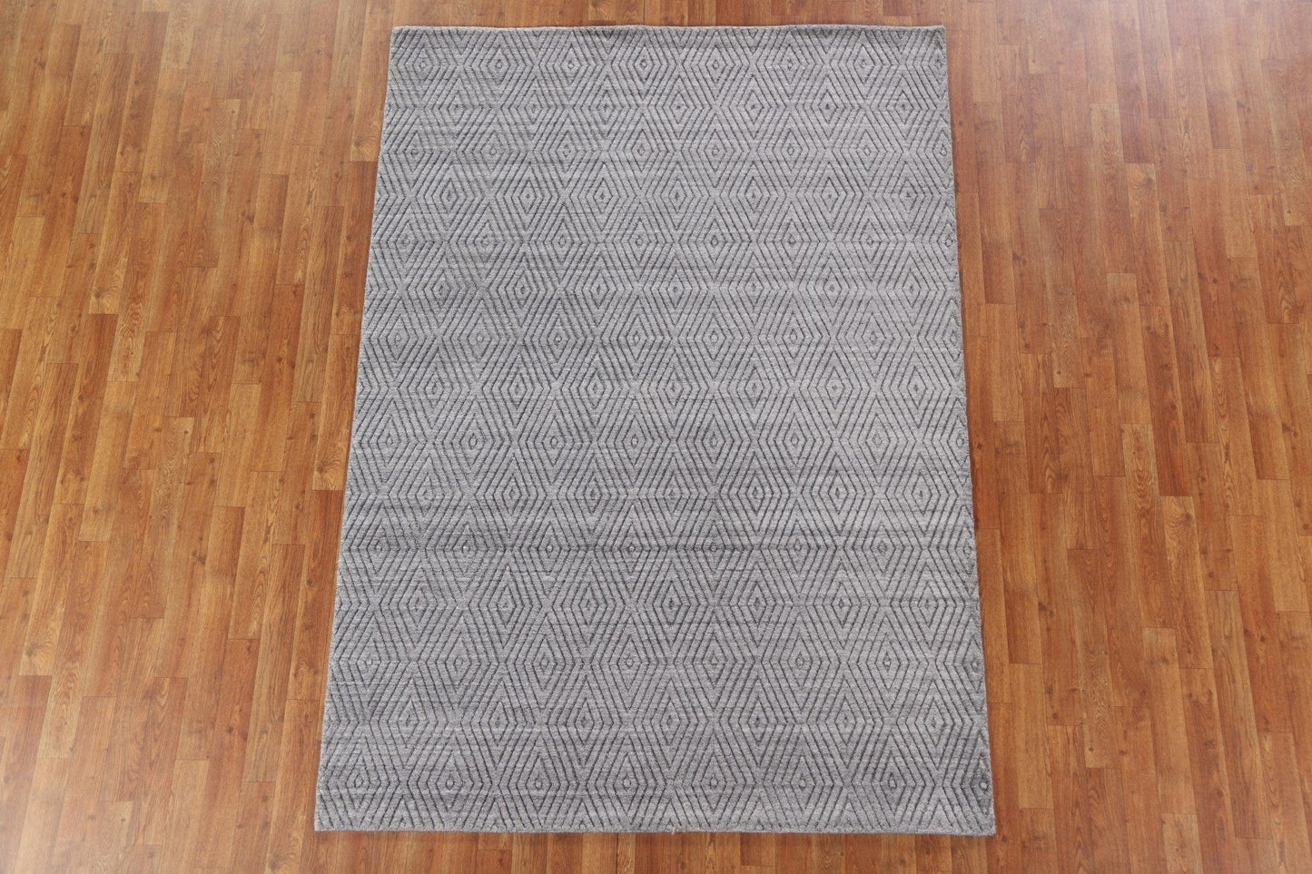 All-Over Wool Gabbeh Oriental Area Rug 5x8