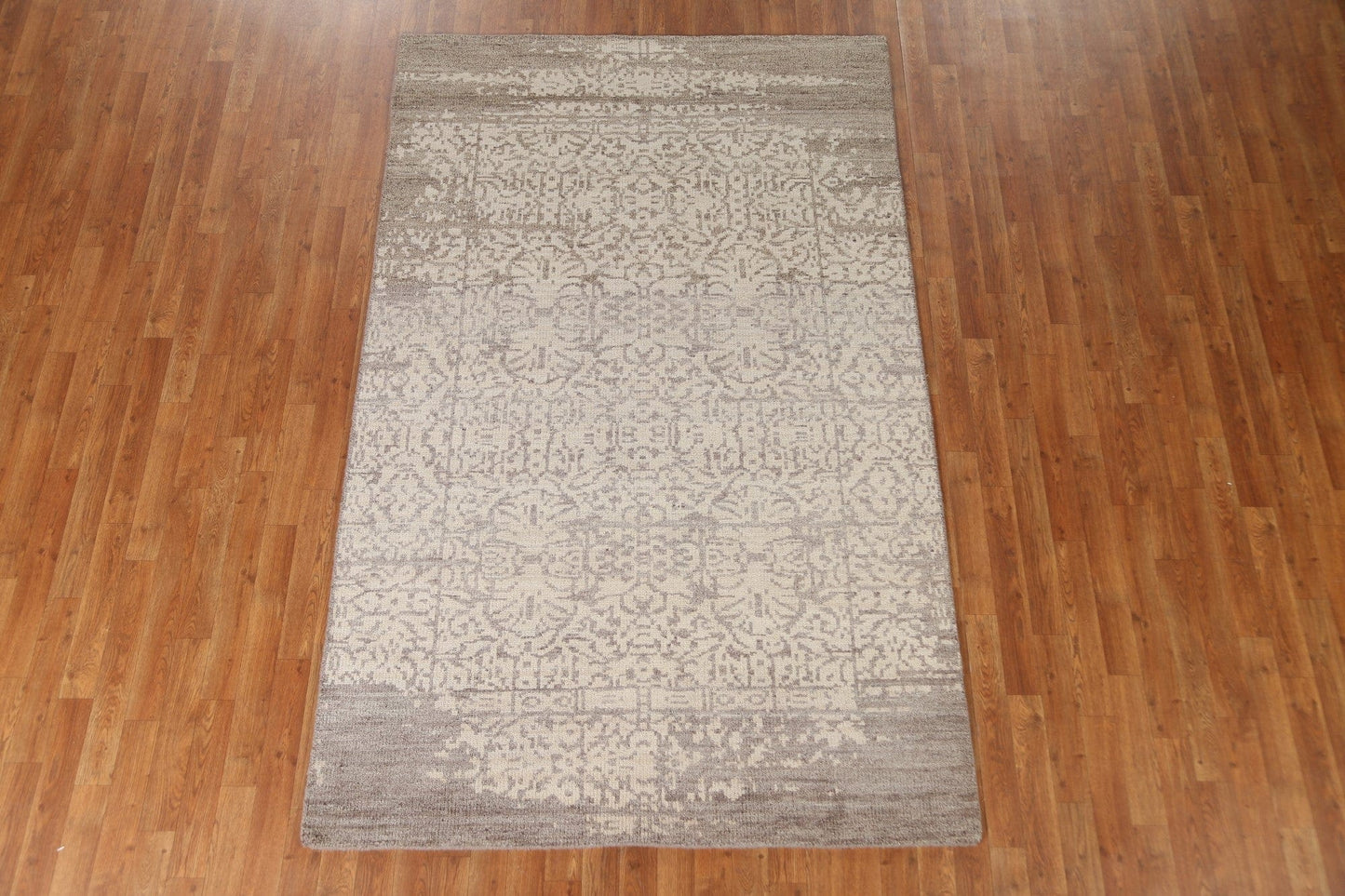 Wool Abstract Area Rug 5x8