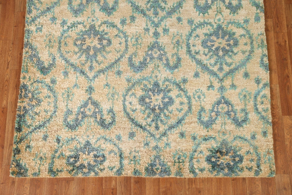 Wool & Jute Abstract Oriental Area Rug 5x8