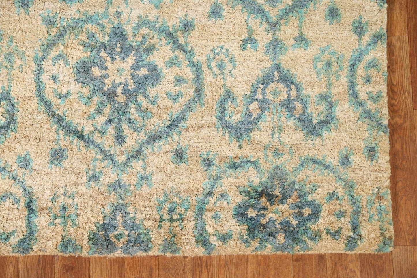 Wool & Jute Abstract Oriental Area Rug 5x8